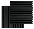 Akustikpanel Square Black Oak 22 × 520 × 520 mm 2-pk.